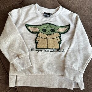 Star Wars Mandalorian The Child Sweatshirt Size 4T